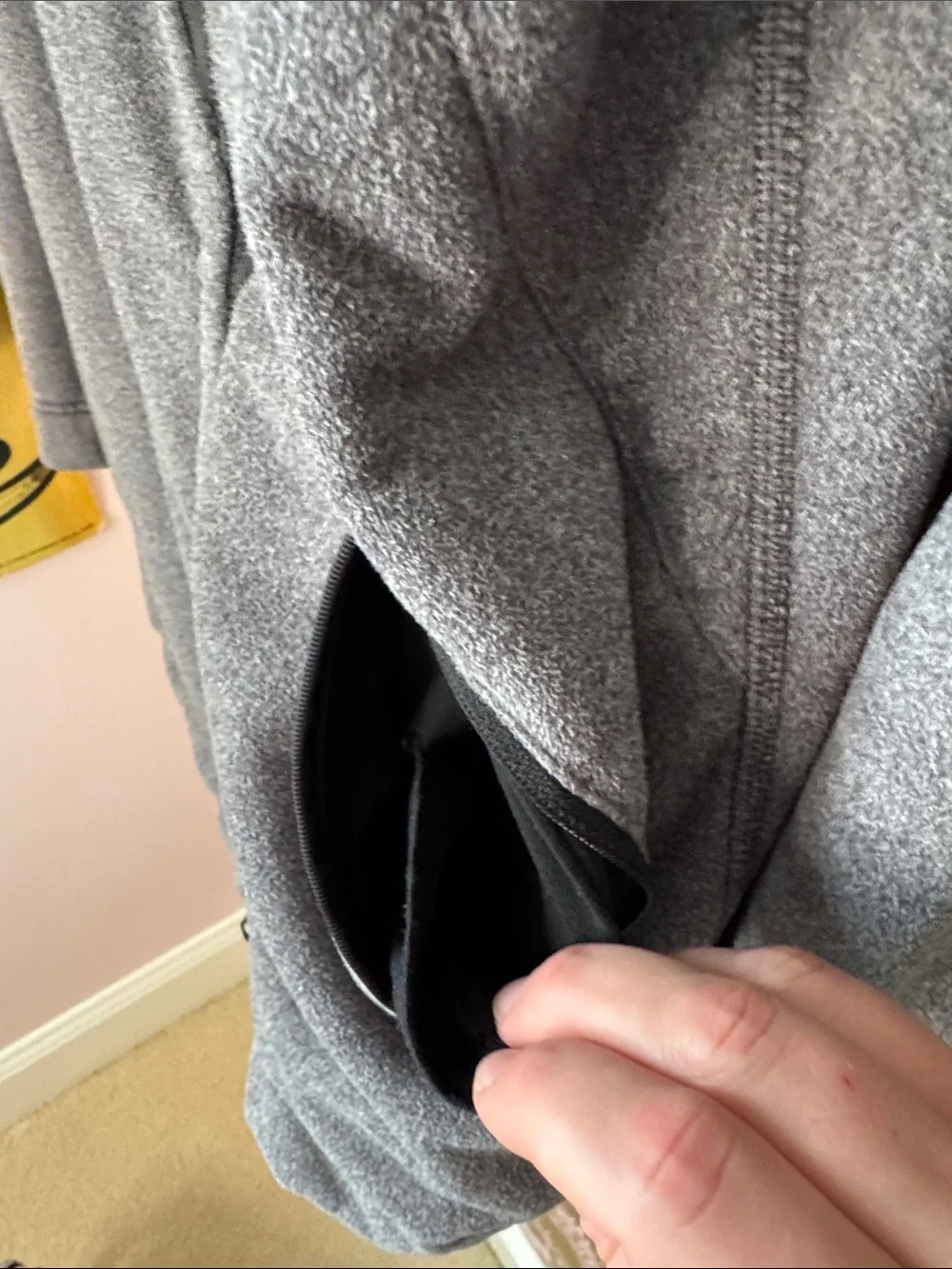 Lululemon Women’s Gray Asymmetrical Zip Jacket size 8